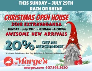 Christmas In July Marges Specialties